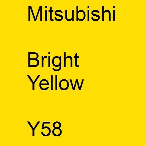 Mitsubishi, Bright Yellow, Y58.